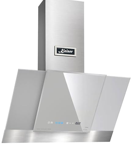 Kaiser AT 8438 FW Eco | Grand Chef 80cm Cooker Hood | White Wall Mounted Chimney Kitchen Extractor Fan