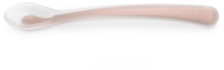 Suavinex Cucchiaio in Silicone per Bambini +4 Mesi, Color Essence Nude