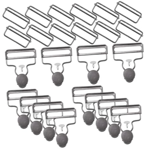 STOBOK 12sätze Teiliges Aus Vielseitigen Schnallen Für Kleidung Verstellbare Overall-schnallen Für Hosen Latzhosen Und Diy-nähprojekte Robuste Und Praktische Lösung Für Kreative