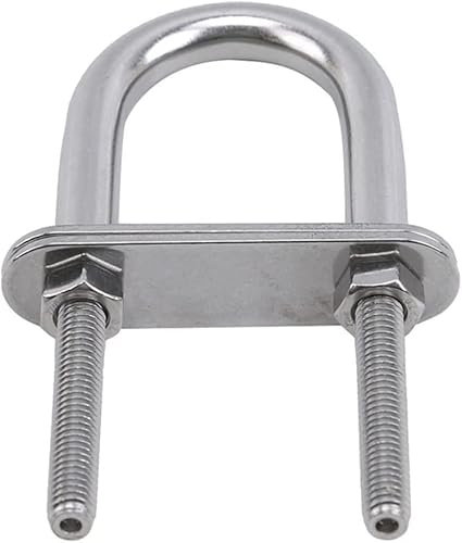 XXHNBF U-Bolzen M5 * 78 M6 * 90 U-Bolzen Marine Bolzen Seil Takelage Ersetzen Ruderboote Zubehör Marine for Befestigung(Size:M5)