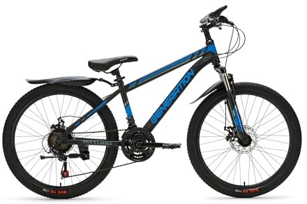 Generation Baturo Mountainbike 24 Zoll - Blau - Schutzblechen