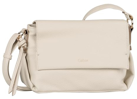 Gabor bags Felicia Damen Überschlagtasche Umhängetasche Klein Weiß