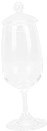 Hoement 1pezzi Versatile Decorative Tasting Glass Goblet Whisky Wine Cocktail Storage Elegant Tulip Design with Stable Base for Bars And Home Use