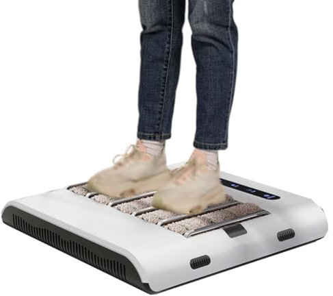 KJZHFOZ Automatische Sohlen-Reinigungsmaschine, Schuhputzmaschine mit Induktion, wiederaufladbar, Poliermaschine, für Haus und Hoteleingang