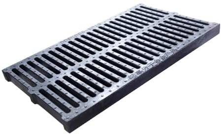 Canaleta Desague Rejilla De Drenaje De Plástico Polimérico, Cubierta De Canal De Drenaje Exterior, Rejilla Resistente Para Aguas Pluviales Y Residuales Para Patio, Entrada De Vehículos, Jardín, Garaje