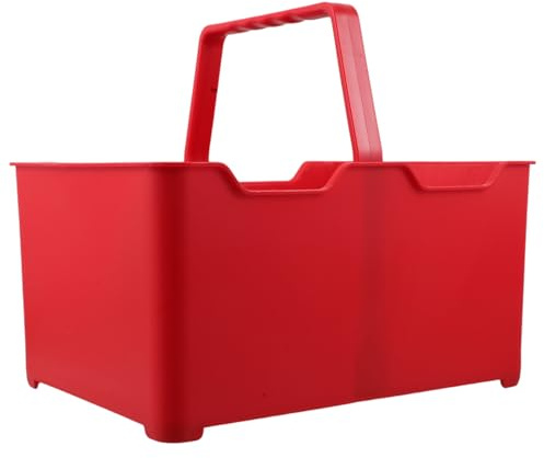 TOBBOMEY Portador de Bebidas de Plástico con Asa Cesta para Botellas de Cerveza y Vino Resistente y Portátil Gran Capacidad para Bares Ktv y Uso Doméstico