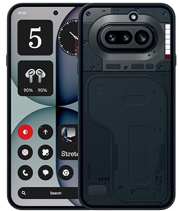 Nothing Phone (4a) - 50 MP Triple-Kamera, bis 70x Ultra-Zoom, Transparentes Smartphone, Langer Akku, 50W Schnellladen, 120Hz AMOLED, Glyph Bar, 12GB+256GB - Schwarz