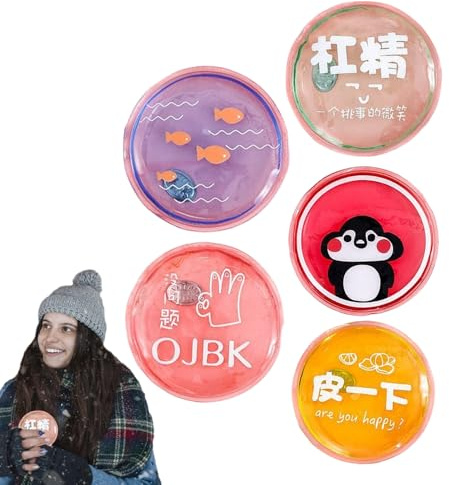 Pocket Hand Warmers - Instant Reusable Hand Warmer Pad | Portable Heat Pack, Gel Warmers for Backpack Bag Pocket School Bag