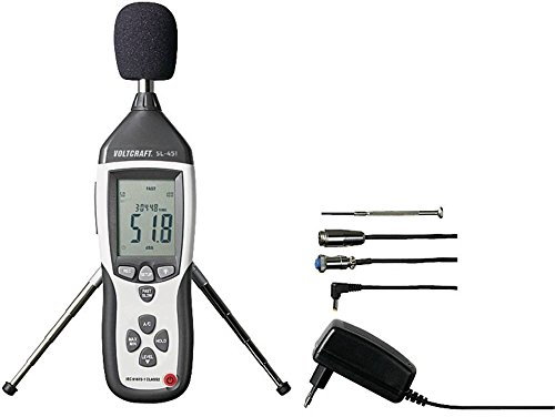 Voltcraft Schallpegel-Messgerät SL-451 30-130 dB 31.5 Hz - 8 kHz USB