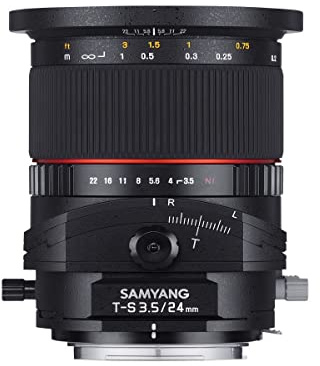 Samyang 24mm F3.5 T/S Objektiv für Anschluss Fuji X