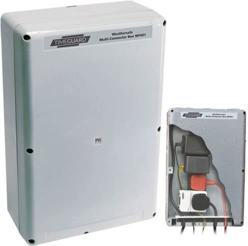 TIMEGUARD 4 Gang Outdoor Multi-Connector box WP401 weatherproof