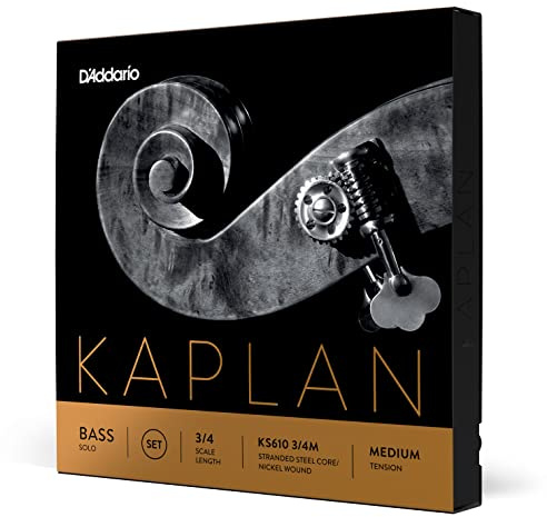 D'Addario Kaplan Solo Saitensatz für Kontrabass, 3/4, mittlere Spannung