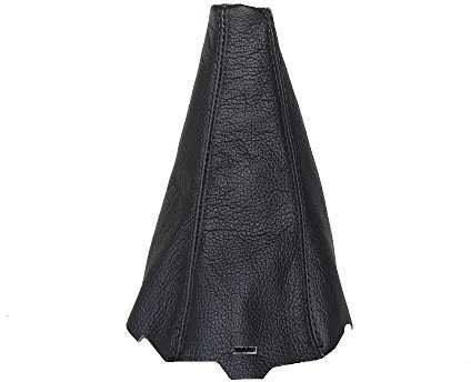 Schaltsack-Schaltmanschette in schwarzem Leder