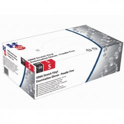 HandSafe Powder Free Stretch Vinyl Examination Gloves Cream Large (Box of 100) (GN66L)