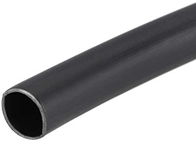 sourcing map Heat Shrink Tubing, 5/16(8mm) Dia 3:1 rate Shrinkable Tube Cable Sleeve 10ft - Black