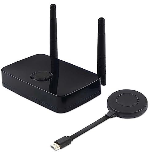 reamhome Proiettore Nero Proiettore in Plastica Supporta 5G/2.4G Dual-Band WiFi Proiettore LED Portatile Trasmissione Wireless Proiettore TV