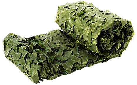 Mdurian Red de Camuflaje Poliéster Oxford para Sombrilla Cámping Caza Decoración Abrigo Sombra de la Tienda Verde 4m x 4m