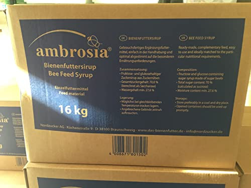 16kg Futtersirup Bienenfutter Ambrosia 2,12€/Kg -kein Auslandversand- Cubitainer Imker Imkerei Bienen füttern