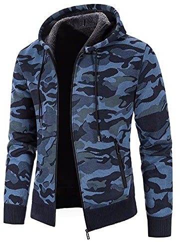 Herren Hoodie Pullover mit Kapuze Sweatjacke Zipper Kapuzenpullover Reißverschluss Herren Sweatjacke Kapuzenjacke Hoodie mit Reißverschluss Kapuze