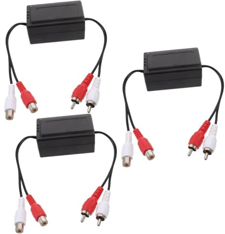 jojofuny 3stücke Ground Isolator Für Auto Effektiver Rauschfilter Zur Geräuschreduzierung Und Verbesserung Der Klangqualität Installieren Schützt Ihre Audioausrüstung