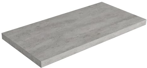 lavita Möbelplatte Concrete 805x400 Widerstandfähigkeit gegen Feuchtigkeit Hochwertige Möbelplatte für das Badezimmer Material: Dekoratives und schützendes Laminat Dicke 38 mm Farbe: grau