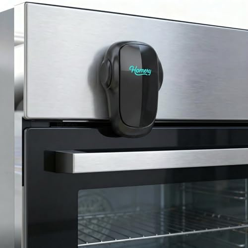 Backofen Kindersicherung [1 Stück], Baby Ofensicherung ohne Bohren | Herdschutz für Kinder, hitzebeständig, Backofensicherung & Schutz für Backofentür