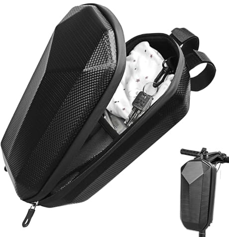 Bolsa de almacenamiento para scooter eléctrico, bolsa de manillar para scooter, almacenamiento frontal para scooter, bolsa de accesorios para scooter, bolsa de transporte para scooter, cesta frontal