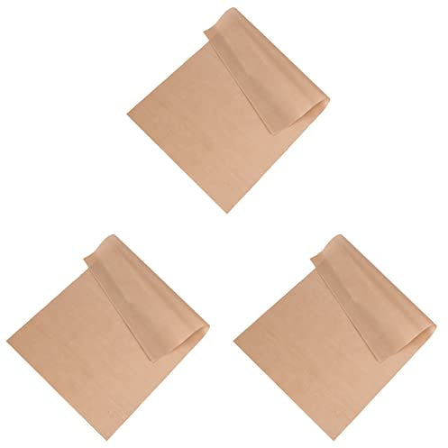 Wzxksoac 18PZ Foglio di PTFE 40X60cm Teglia da Forno Riutilizzabile Resistente Antiolio Carta Forno A Prova di Utensili Antiaderente per Barbecue