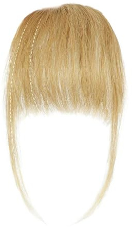 XFSRG Extensiones De Cabello Natural Flequillo Clip-In Para Mujer Realista Y Fácil De Usar Perfecto Para Cambios De Estilo Rápidos (Blond)