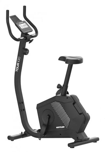 KETTLER Heimtrainer Tour 100 mit manuell verstellbarer Magnetbremse, LCD-Trainingscomputer, 8 Widerstandsstufen, batteriebetrieben, für Ausdauertraining, max. 130 kg Benutzergewicht