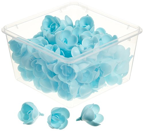 Cake Company Rose mittel 40 mm blau 72 Stck 1er Pack (1 x 94 g)
