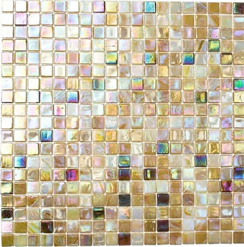 Mosaïque en verre - Carreaux Mosaique Couleur sable - MOS58-1204