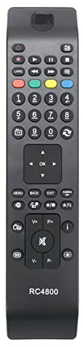 RC4800 Télécommande Fit for Salora Technical Selecline QILIVE Q.1324 40284 | K48DLV3F LED2810HDB 19LED8000T 24LED8100CS 39LED8100C 19LED8015TDW 32LED3300 40LED8100CS