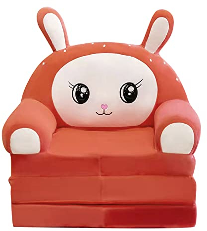 Briskorry Ausklappbarer Stuhlbett Cover für Kinder – Faltbarer Kleinkind-Stuhl, Liege für 1–3 Jahre alte Kinder – Klappsofa Ohne Liner Füllstoff, Bett, niedlicher Couch-Sessel für Spielzimmer