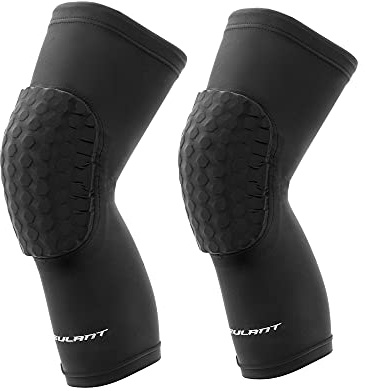 EULANT Knee Pads & Elbow Pads, Goalkeeper Protective Pads, Hex Pad Shooter Sleeve for Volleyball Basketball Football Running Yoga, Crashproof & Anti Slip,M