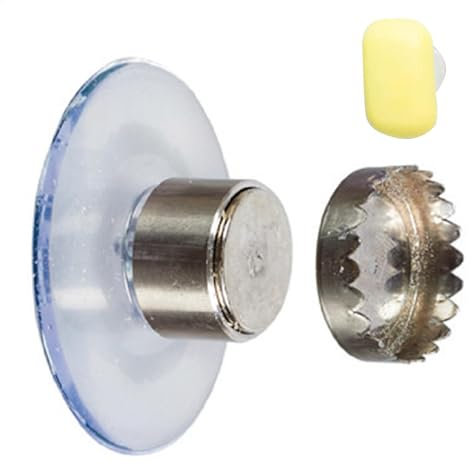 Soporte de jabón con ventosa – Soporte de jabón montado en la pared con imán fuerte | Soporte de jabón adhesivo para ducha, soporte de jabón colgante creativo para baño, fregadero de cocina