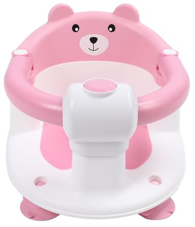 Generic Slitstark Badsits för Småbarn Säker Halkfri Babybadkarssits Lätt Att Rengöra för Föräldrar Tillämplig scen: Badrum (Rosa)