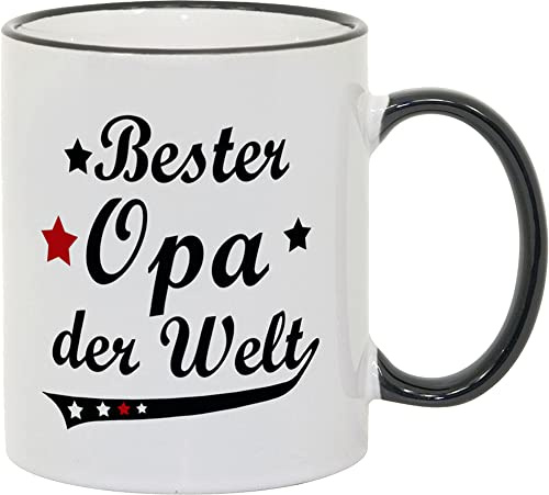 Taza de regalo con texto en alemán Best Grandpa in the World