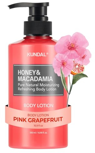 KUNDAL feuchtigkeit body lotion 500ml (pink grapefruit)