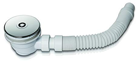 Bonde Siphoide 90mm avec tuyau flexible pour le receveur de douche