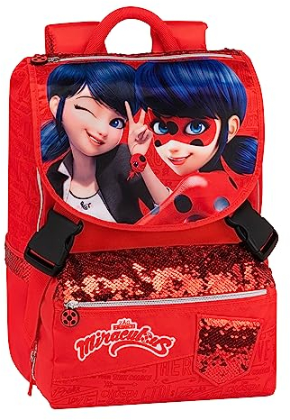 Miraculous Mochila extensible roja