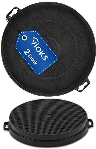 VIOKS 2x Kohlefilter 210mm Dunstabzugshaube Ersatz für Bosch 00353121