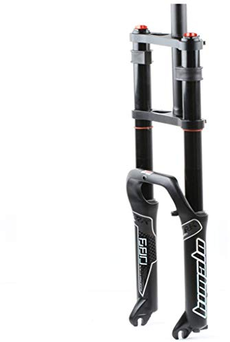KANGXYSQ 20 Zoll Mountainbike Luftfederung Schulter Gabel 20 * 4.0 Fat Tire Gabel Breite 135MM Federgabel