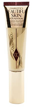 Charlotte Tilbury Beautiful Skin Medium Coverage Hydrating Foundation - Buildable Liquid Makeup for Instant Glow, Plumping Hydration & Lasting Skincare Benefits - 2 Neutral