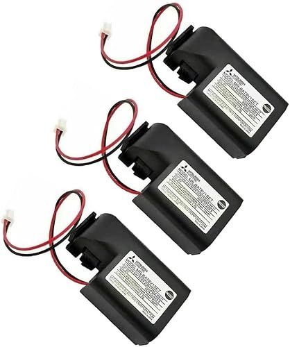 zoyfayl 3Pack MR-BAT6V1SET 6V 1800mAh Lithium Battery Replace for Mitsubishi 2CR17335A WK17 for MR-J4 PLC (3 Pack batteies)