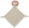 hauck Cuddle N Play Manta de Seguridad Bebe, Trapito de Apego Bebe Muselina de Algodón, Doudou, Animal de Peluche para Recien Nacidos, Lavable a 60° C, 25 x 25 cm - Lion Beige