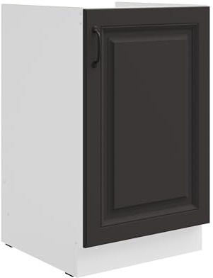 Kuechen-preisbombe Spülenschrank 50cm Stilo Grau Küchenzeile Küchenblock Küche Landhaus Einbauküche