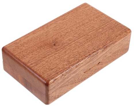 BUGUUYO Vintage Schmuckaufbewahrungsbox Aus Handgefertigte Schmuckschatulle Organizer für Zuhause Ideal für Ohrringe Halsketten und Andenken Dekorative Holzbox Im Rustikalen Stil