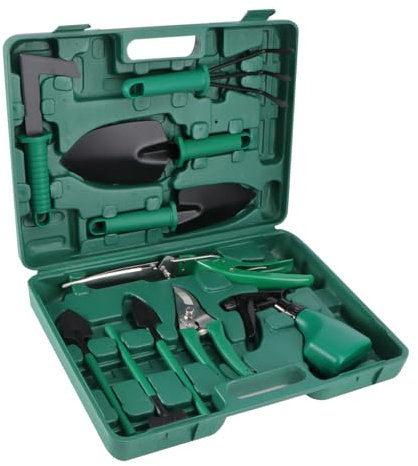 Toddmomy 10-Teiliges Set Shovel schaufellöffel unkrautheber Gartenwerkzeugsatz Gartenrechen Werkzeugkoffer für den Garten Mehrzweck Gartenwerkzeuge Gießkanne einstellen
