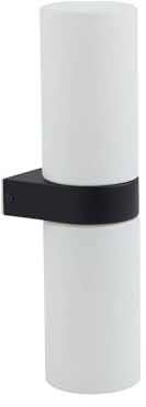 Lucande Wandleuchte, Wandlampe Bad Basolo (spritzwassergeschützt (Modern) in Weiß (2 flammig E14) - Wandleuchten Spiegelleuchte Badezimmer Wandbeleuchtung Badezimmerleuchte